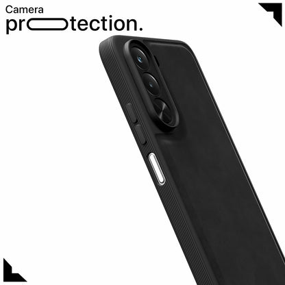 Pikkme Realme P4x 5G Leather black mobile back cover – photo 5