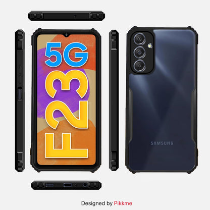 Pikkme Samsung Galaxy F23 5G Eagle Back Cover (Black)