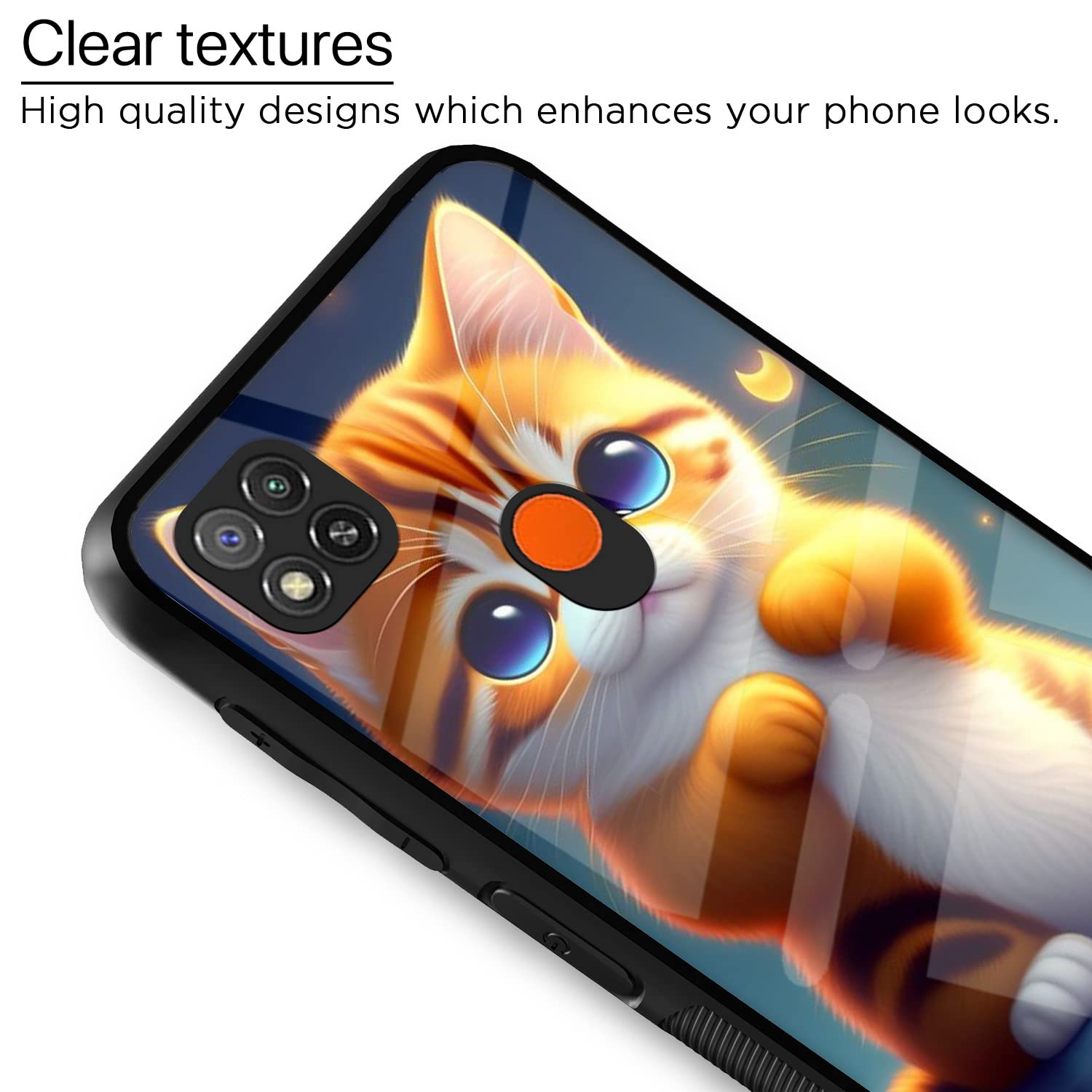 Cat Phone cover for Redmi 10A/9, Poco C31 – Pikkme – photo 4