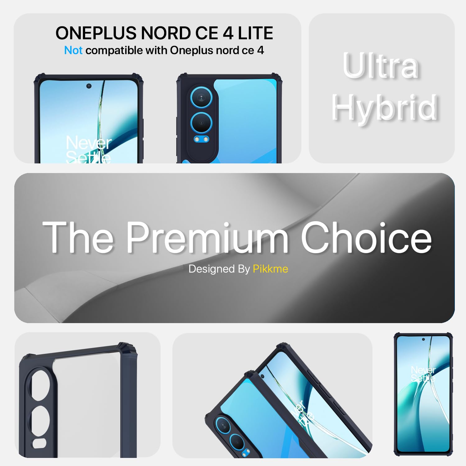 Blue Clear mobile back cover for OnePlus Nord CE 4 Lite 5G – Pikkme – photo 3