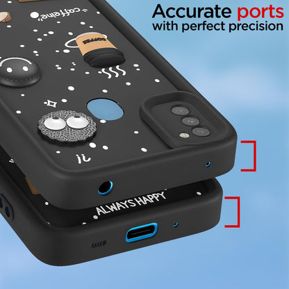 Pikkme Samsung M11/3D Silicone black back cover – photo 4