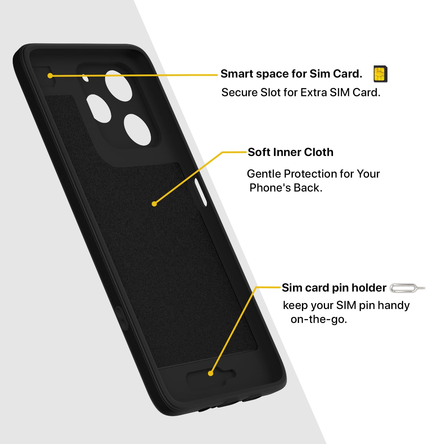 Pikkme black MagSafe mobile back cover for Realme P4 Lite 4G – photo 6