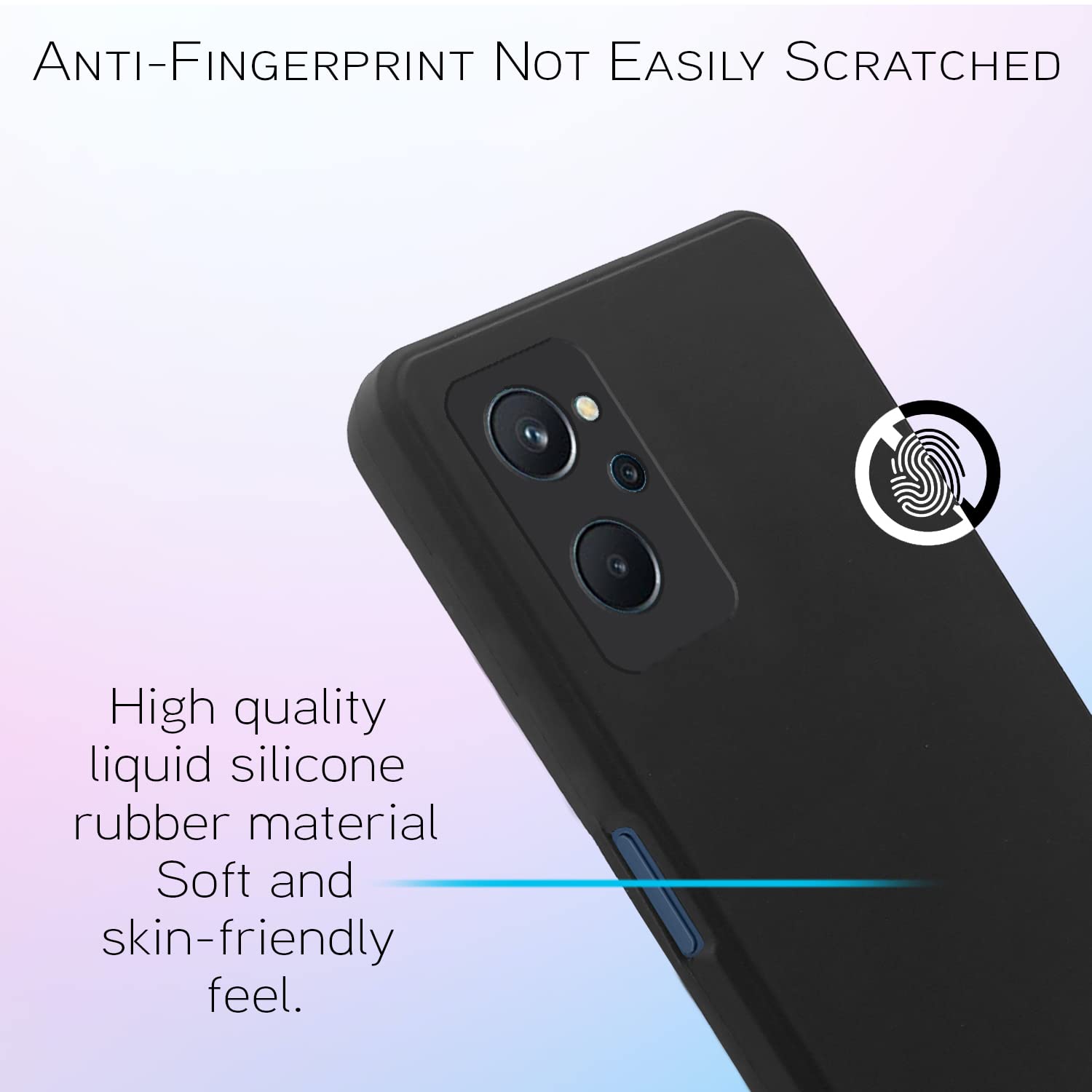 Black back cover for Realme 9i – Pikkme – photo 6