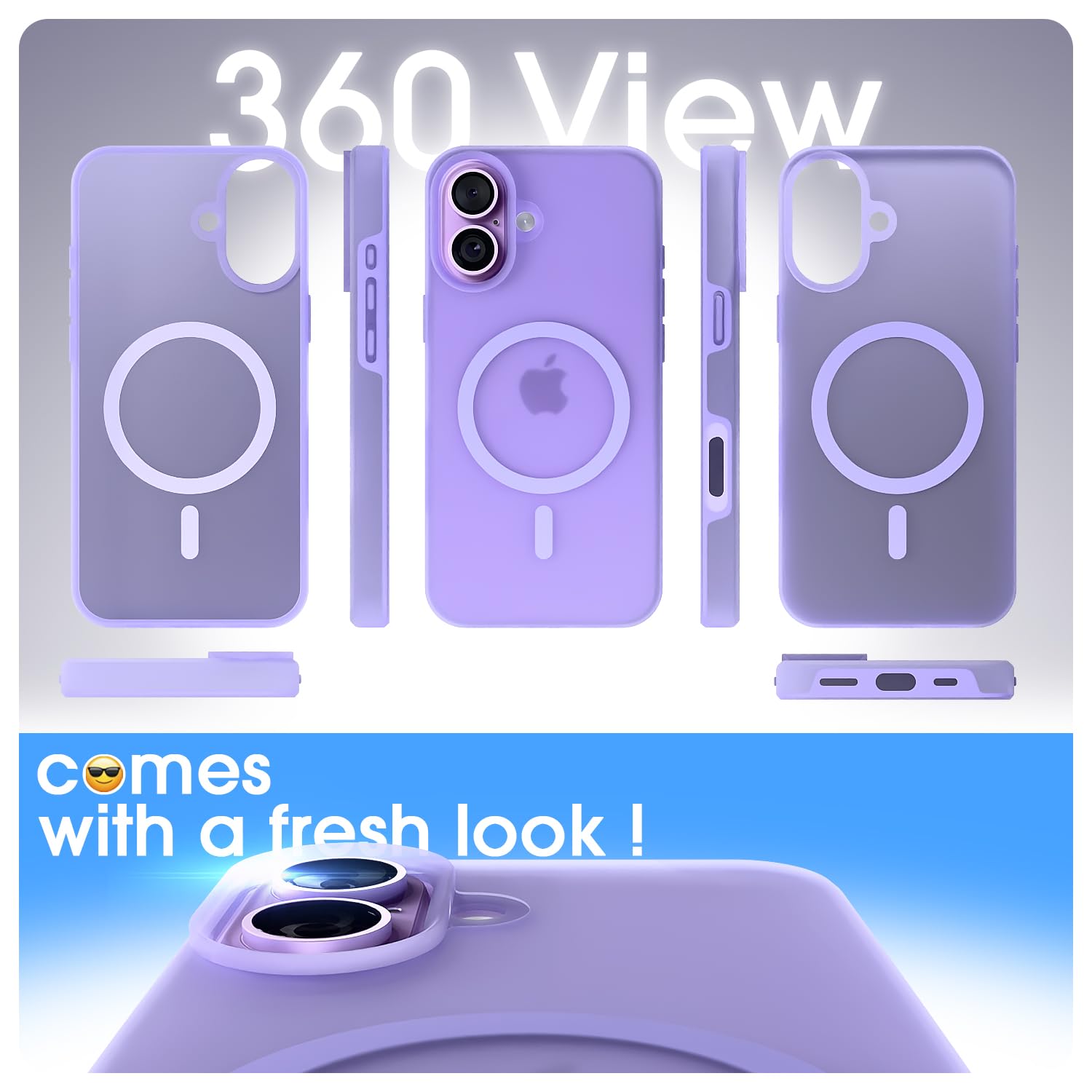iPhone 17 mobile cover in light purple by Pikkme – photo 2
