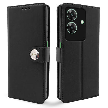Black mobile flip cover for Realme C61/Narzo N61 – Pikkme