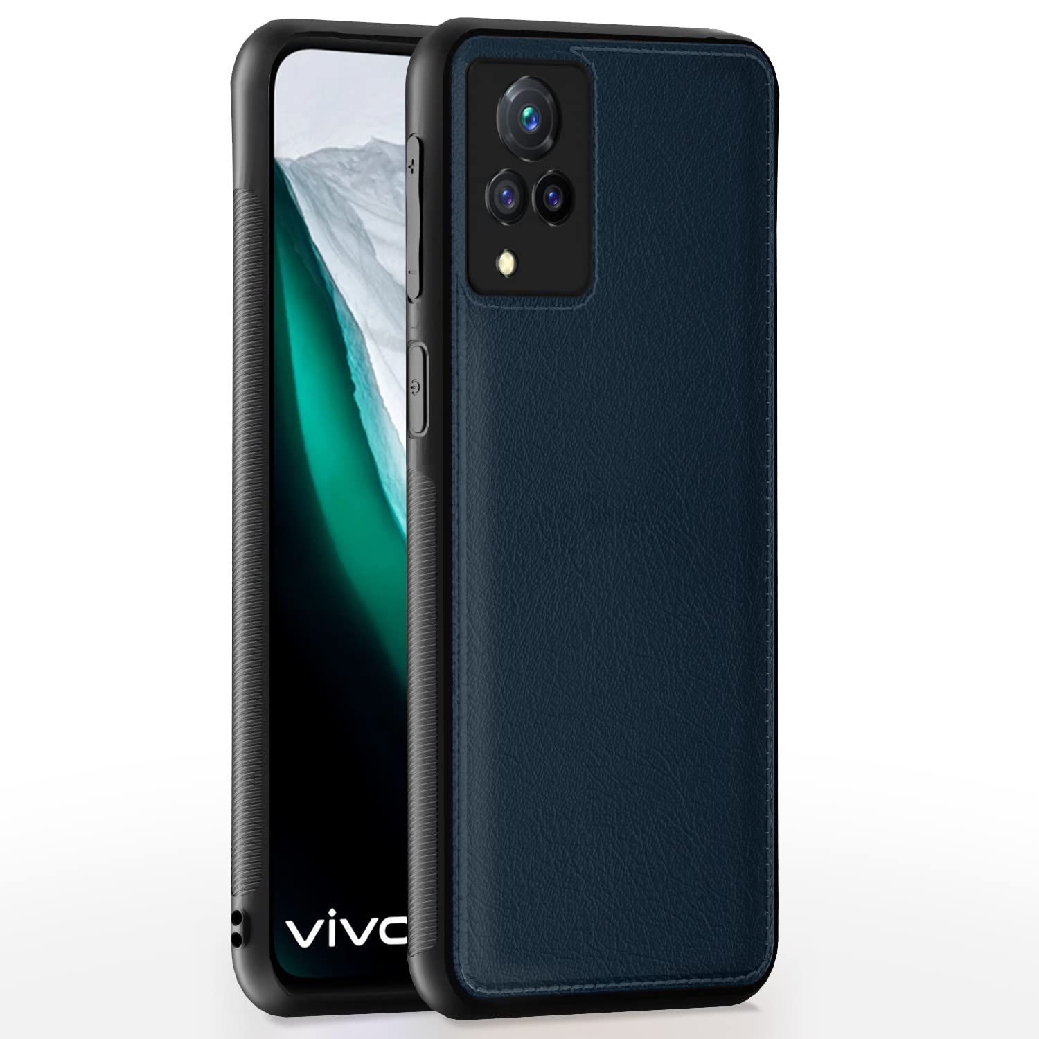 Vivo V21 5G phone cover in blue by Pikkme