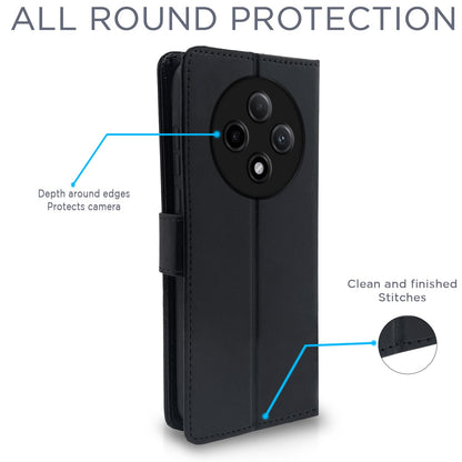 Black mobile flip cover for Oppo F27 Pro Plus 5G – Pikkme – photo 4