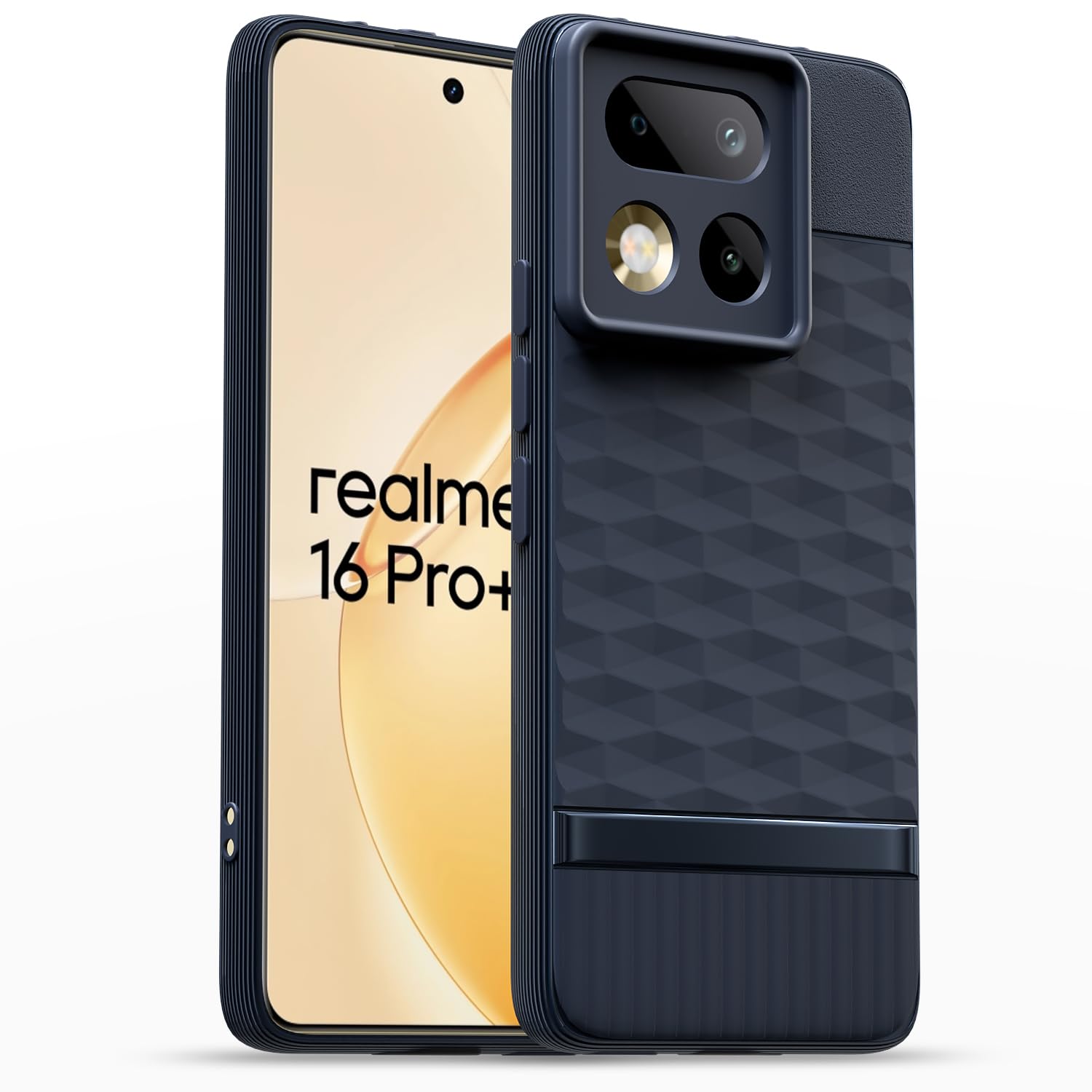 Blue Silicone back cover for Realme 16 Pro Plus 5G – Pikkme