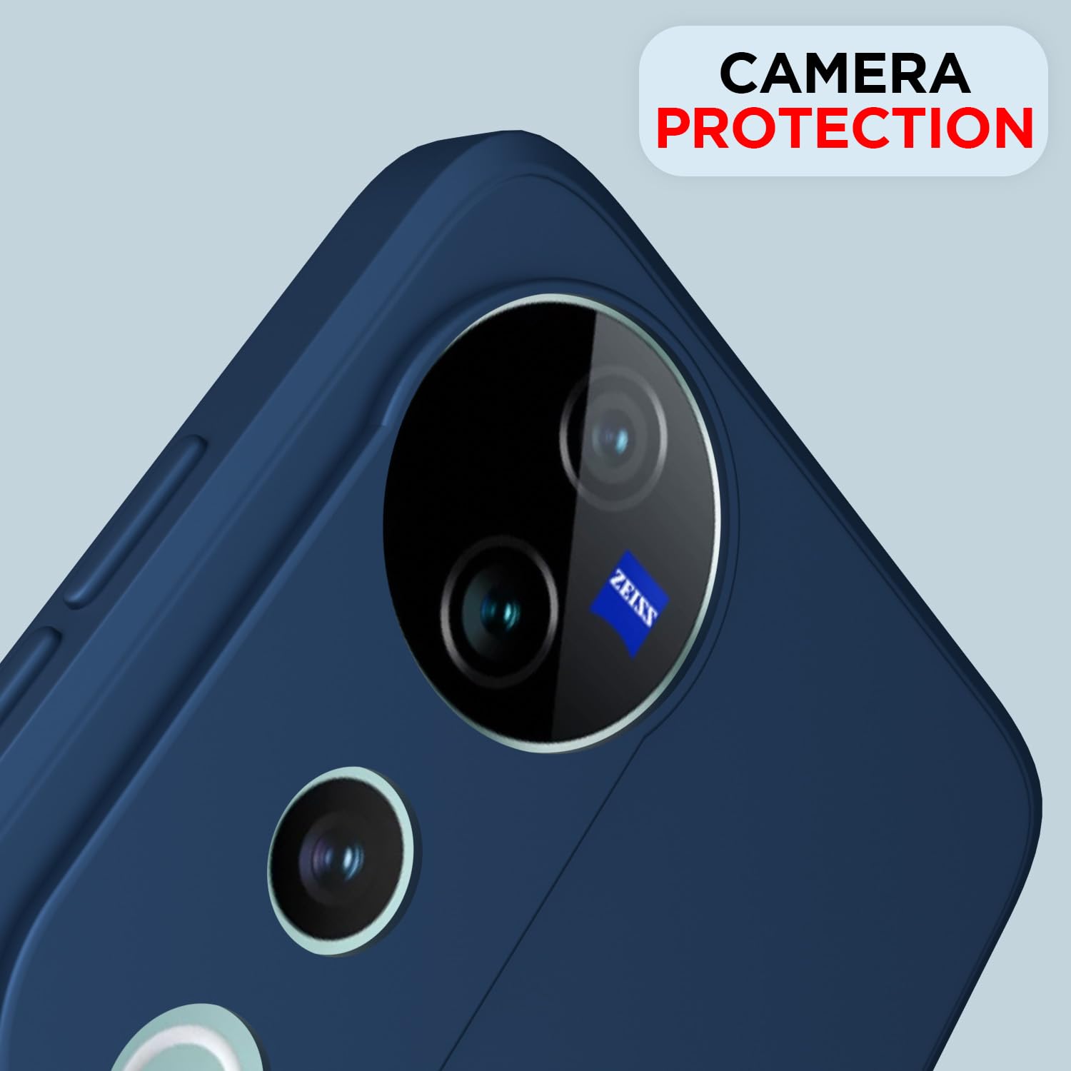 Pikkme blue mobile back cover for Vivo V40/V40 Pro/T3 Ultra 5G – photo 5