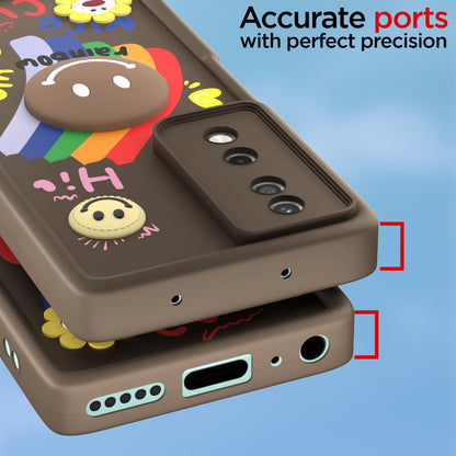 Brown Soft Silicone phone cover for Honor X7B 5G – Pikkme – photo 4