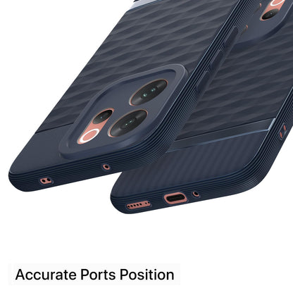 Vivo V70 5G Silicone mobile back cover in blue by Pikkme – photo 4