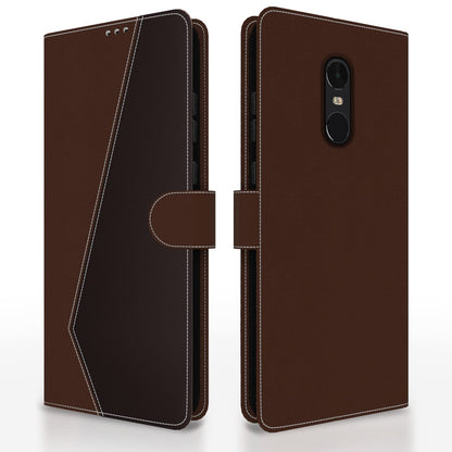 Pikkme Redmi Note 4 brown & coffee wallet flip cover