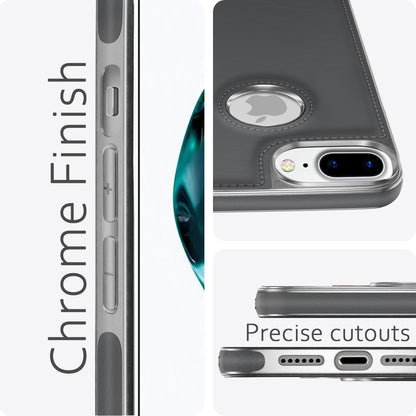 Pikkme chrome grey Leatherback mobile cover for iPhone 7 Plus/8 Plus – photo 5