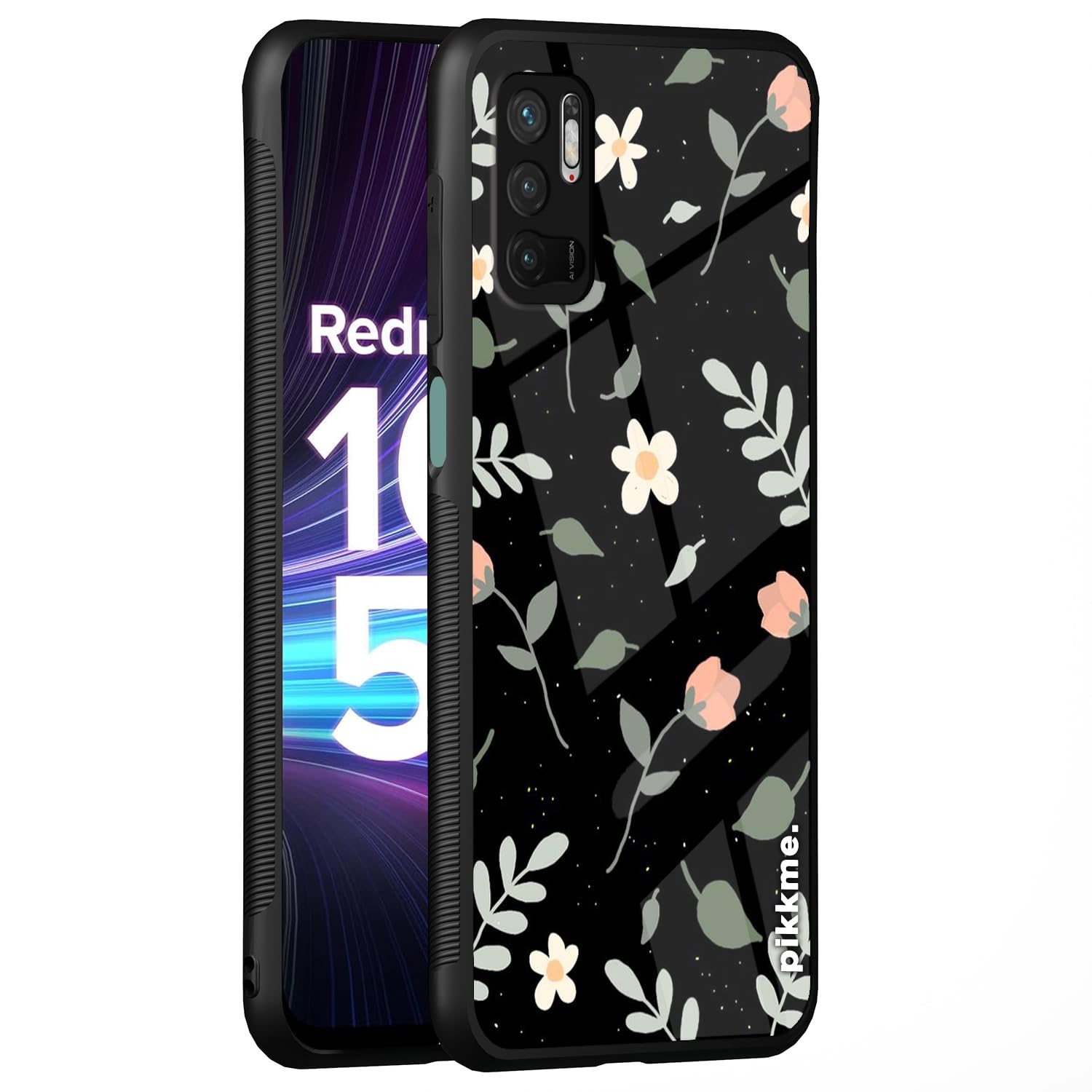 Pikkme Redmi Note 10T/Poco M3 Pro 5G Flower mobile cover
