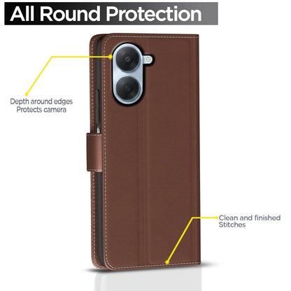 Tan wallet flip cover for Redmi A7 – Pikkme – photo 4