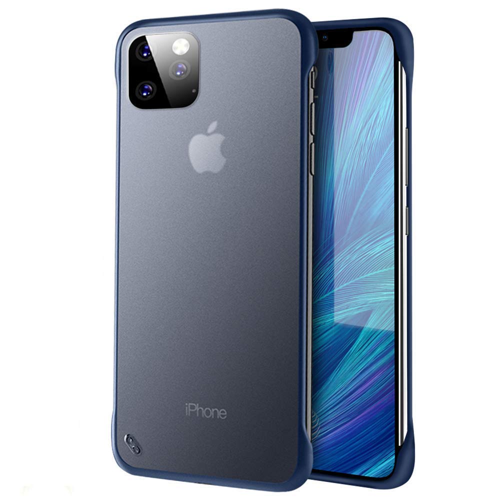 Blue Frameless mobile cover for iPhone 11 Pro – Pikkme