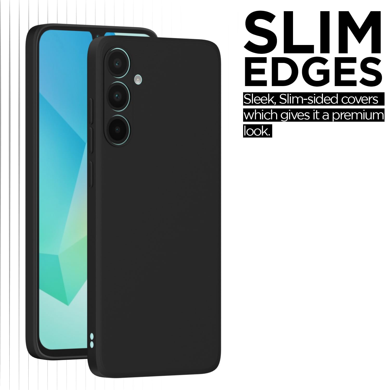 Black Matte mobile back cover for Samsung A56 5G – Pikkme – photo 6