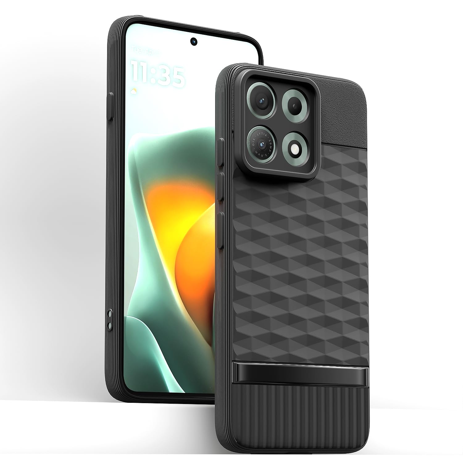 Moto Edge 70 Max 5G mobile cover in black by Pikkme – photo 2