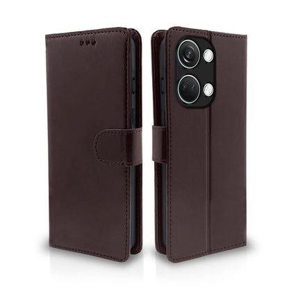 OnePlus Nord 3 5G flip cover in coffee by Pikkme