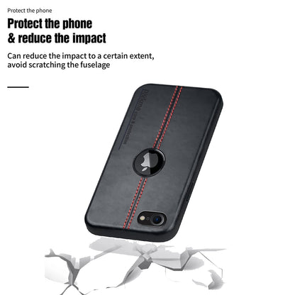 iPhone SE 2022/2020 Leather back cover in black by Pikkme – photo 4
