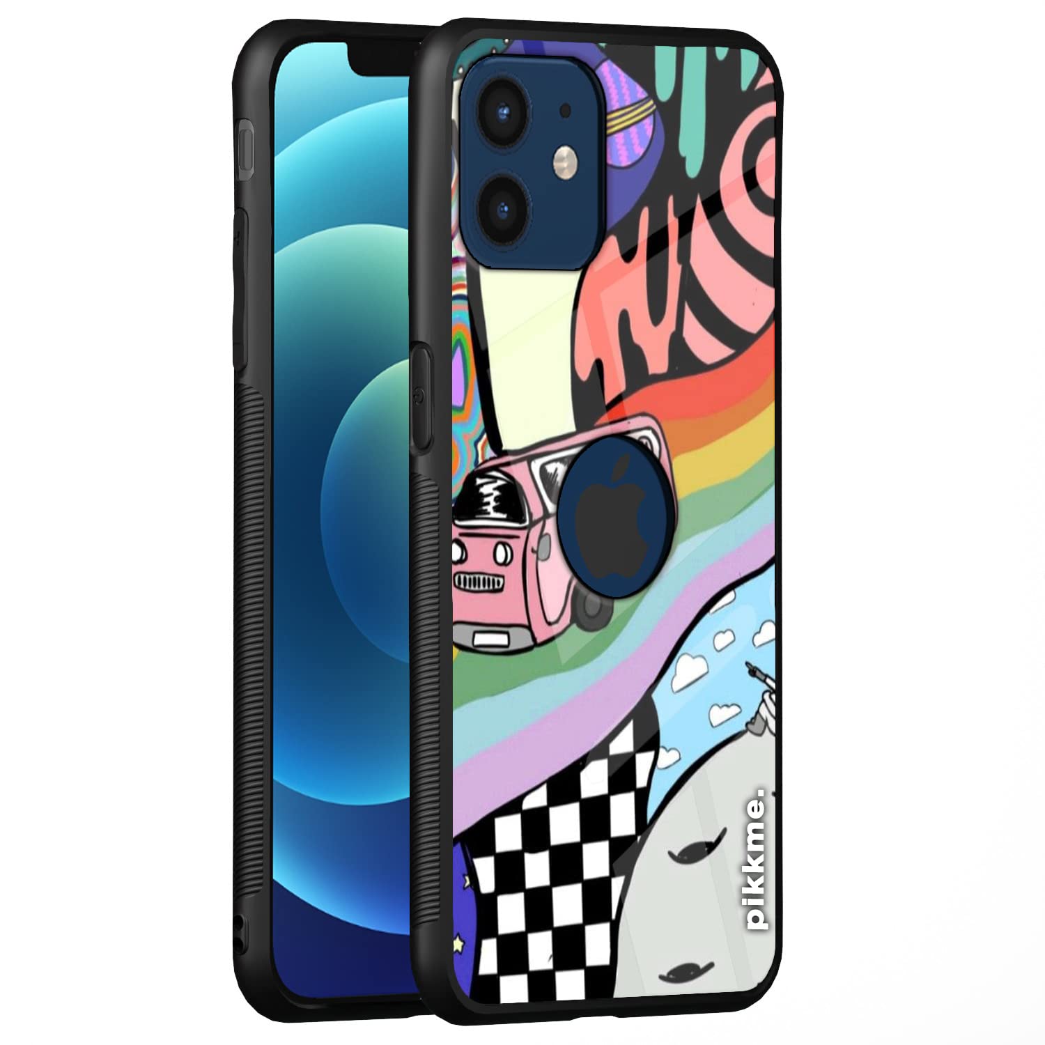 Pikkme Hybrid mobile cover for iPhone 12
