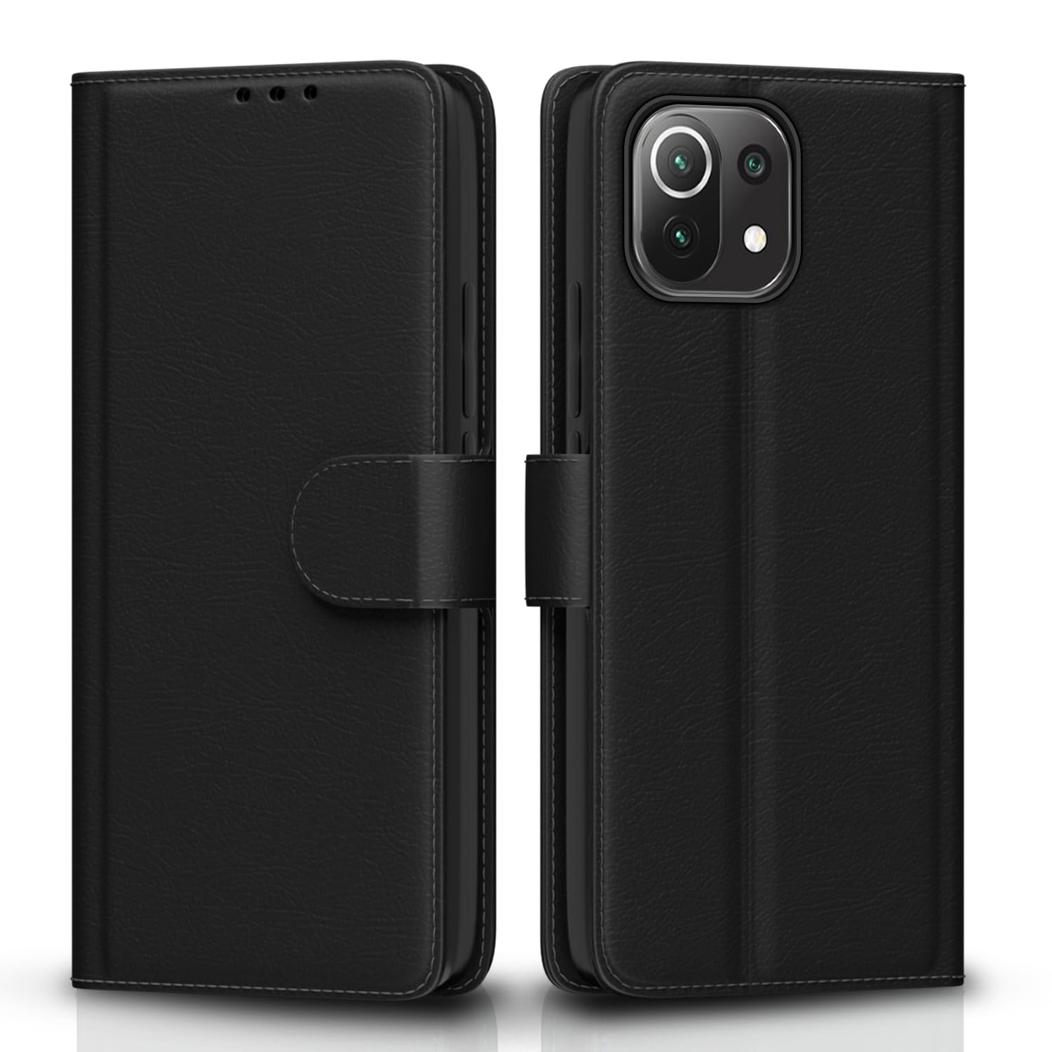 Pikkme Mi 11 Lite Wallet black flip case