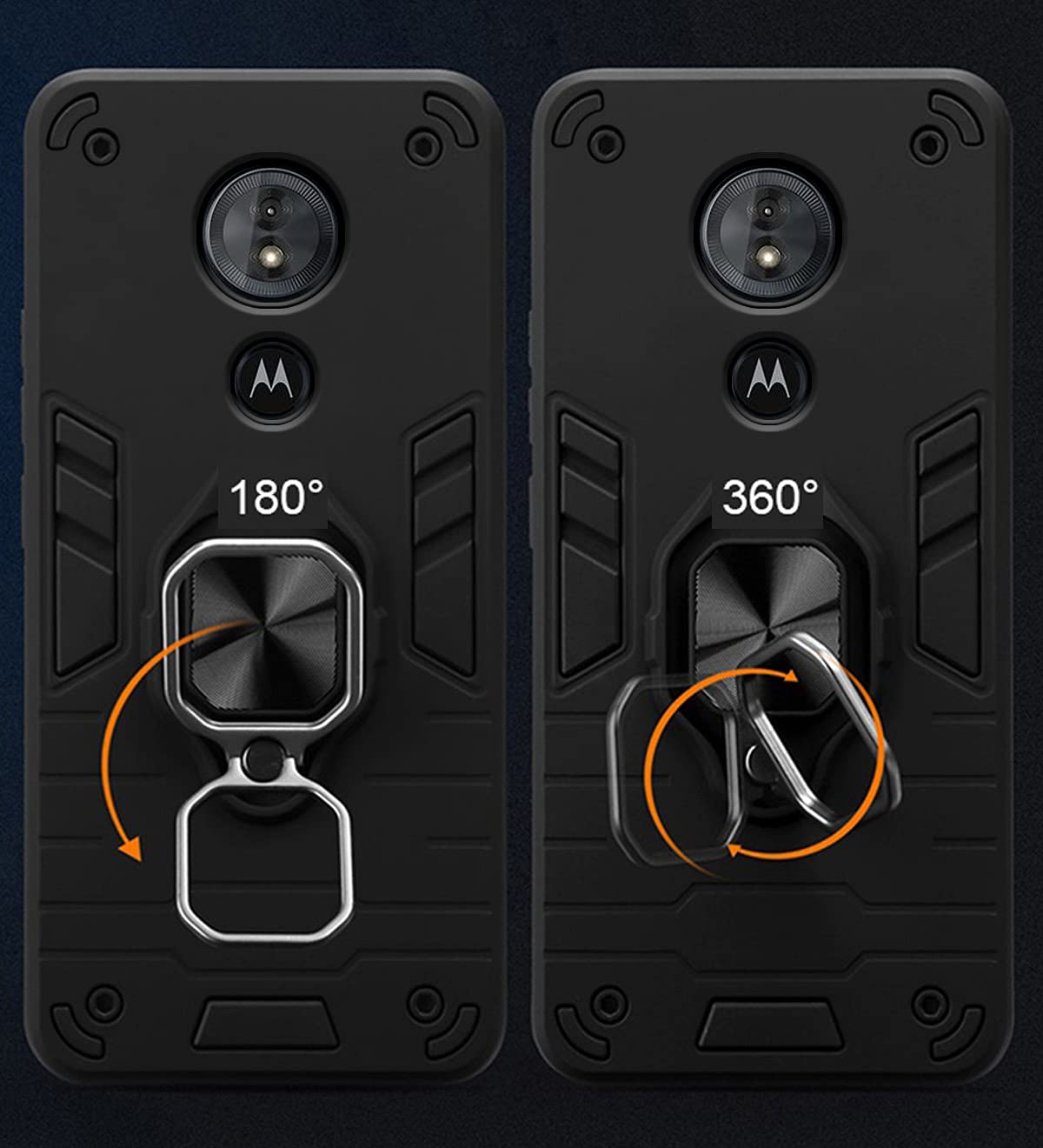 Moto G6 Play phone cover in black by Pikkme – photo 3