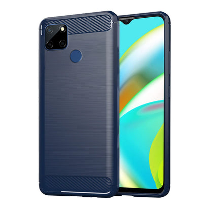 Realme C12/Narzo 20/Narzo 30A/C25 Hybrid back cover in blue by Pikkme