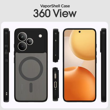 Pikkme Realme P4 Pro 5G MagSafe black smoke mag-safe back cover – photo 2