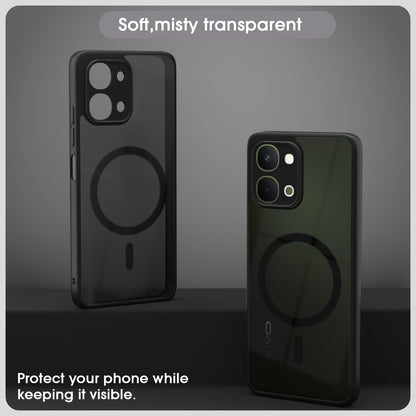 Black smoke mag-safe phone cover for Vivo T5x/Y51 Pro/iQOO Z11x 5G – Pikkme – photo 3