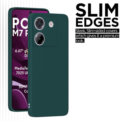 Poco M7 Pro 5G back cover in green by Pikkme – photo 6
