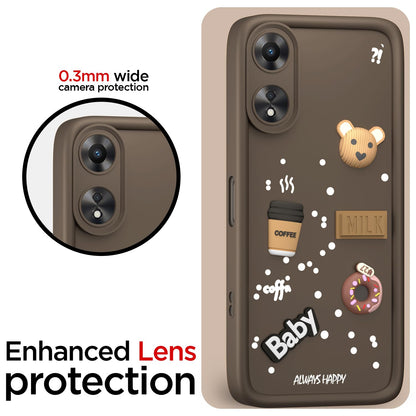 Pikkme brown Silicone back cover for Oppo A78 5G/3D – photo 5