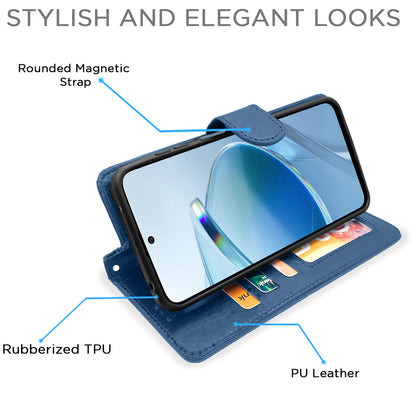 Pikkme blue wallet flip cover for Redmi 12 4G – photo 3