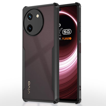 Pikkme black mobile back cover for Vivo T3x/Y200i 5G