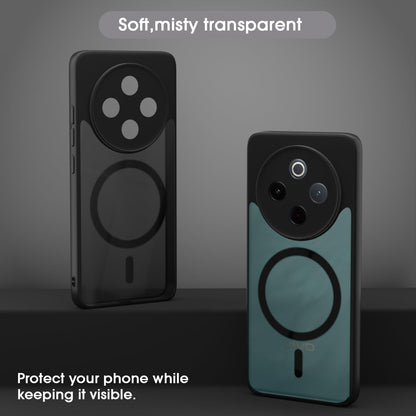 Vivo T4/iQOO Z10 5G back cover in black smoke mag-safe by Pikkme – photo 3