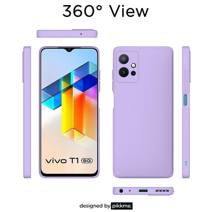 Vivo T1/Y75/iQOO Z6 5G mobile cover in purple by Pikkme – photo 3
