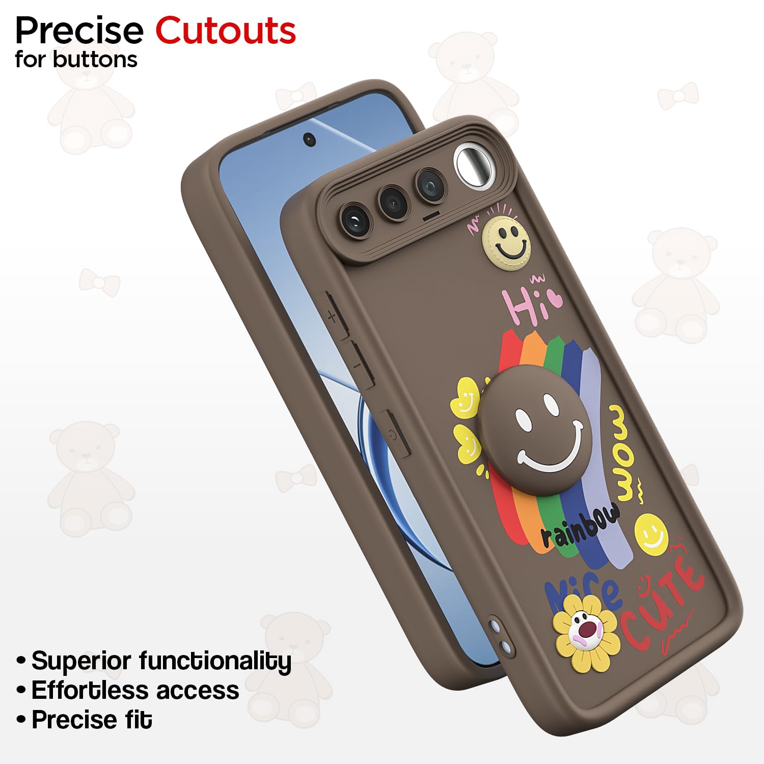 Brown phone cover for Realme 16 5G – Pikkme – photo 6