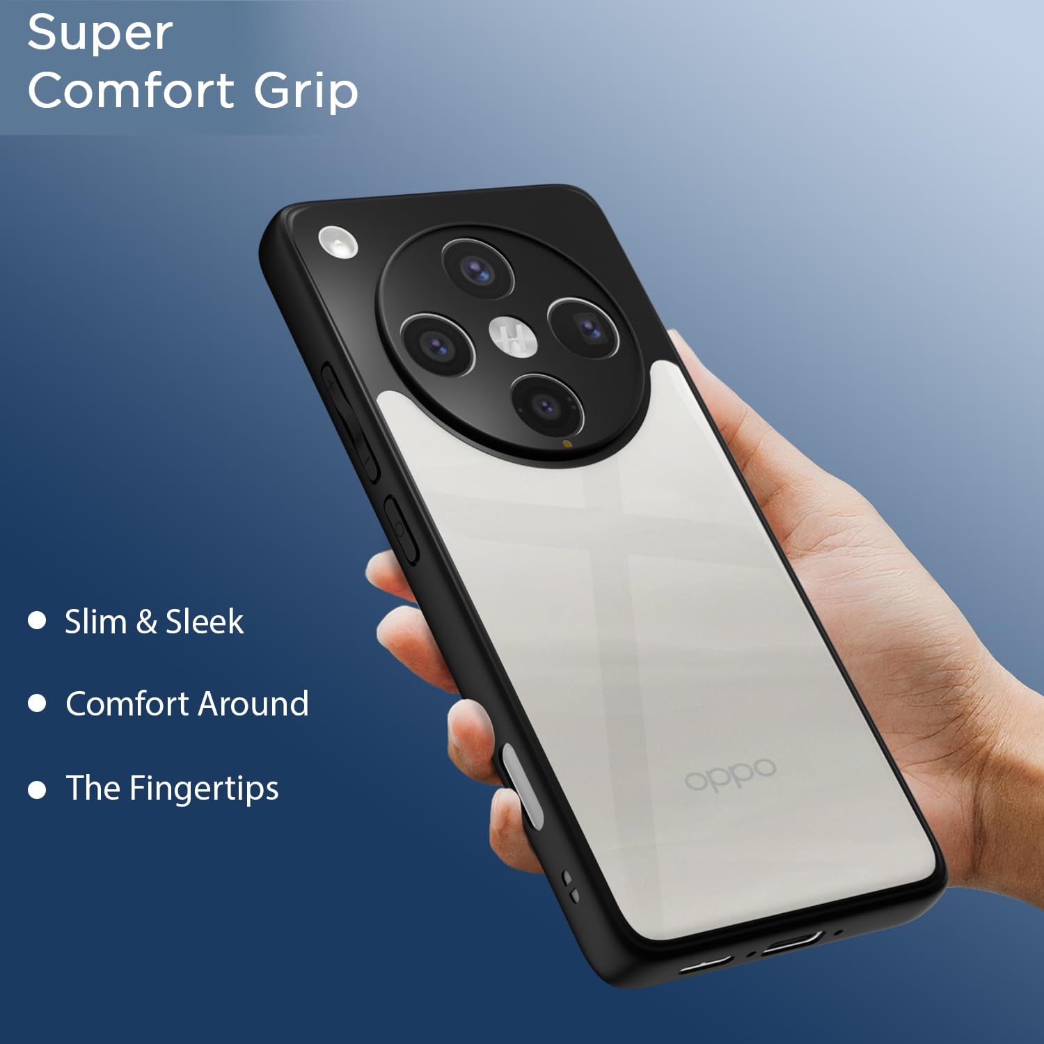 Oppo Find X8 Pro 5G phone cover in black by Pikkme – photo 6