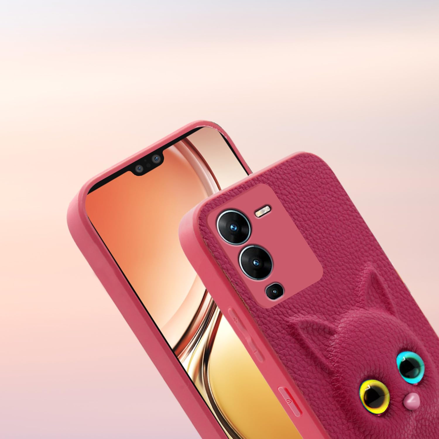 Vivo V23 5G mobile cover in pink by Pikkme – photo 6