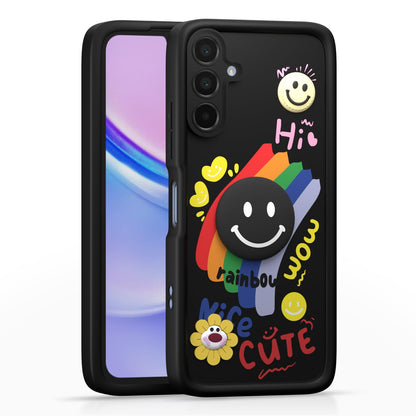 Samsung A15 4G/A15 5G mobile cover in black by Pikkme