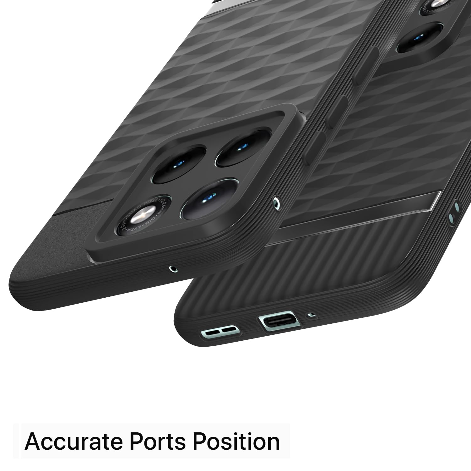 Moto Edge 70 Fusion 5G back cover in black by Pikkme – photo 4