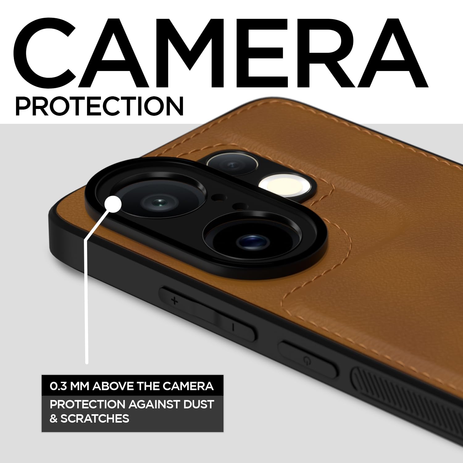 Brown mobile cover for Vivo X200 FE 5G – Pikkme – photo 3