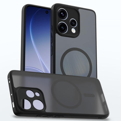 Oppo Reno 15 5G MagSafe mobile cover in black smoke mag-safe by Pikkme