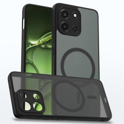 OnePlus Nord 6 5G back cover in black smoke mag-safe by Pikkme