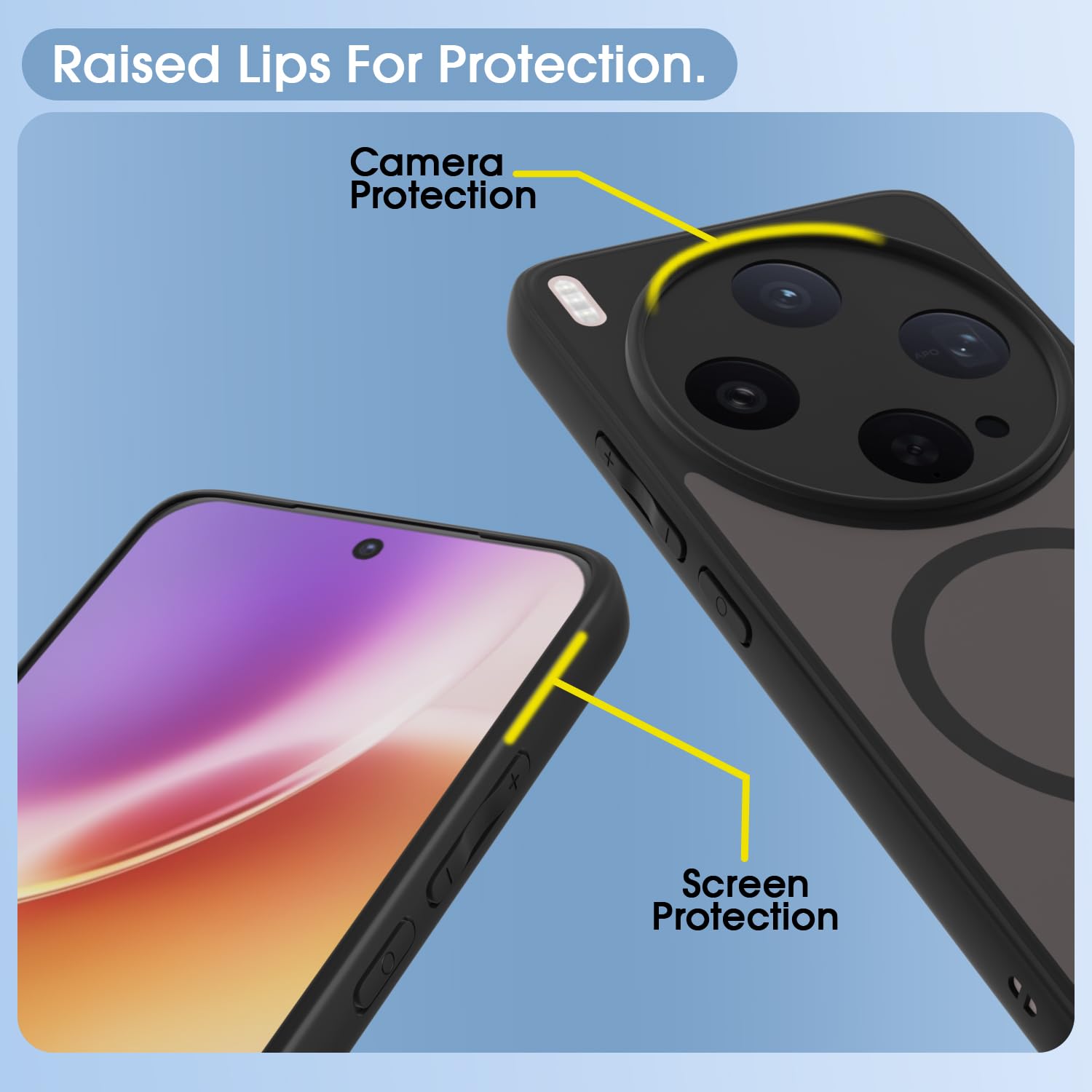 Pikkme Vivo X300 5G MagSafe black smoke mag-safe phone cover – photo 4