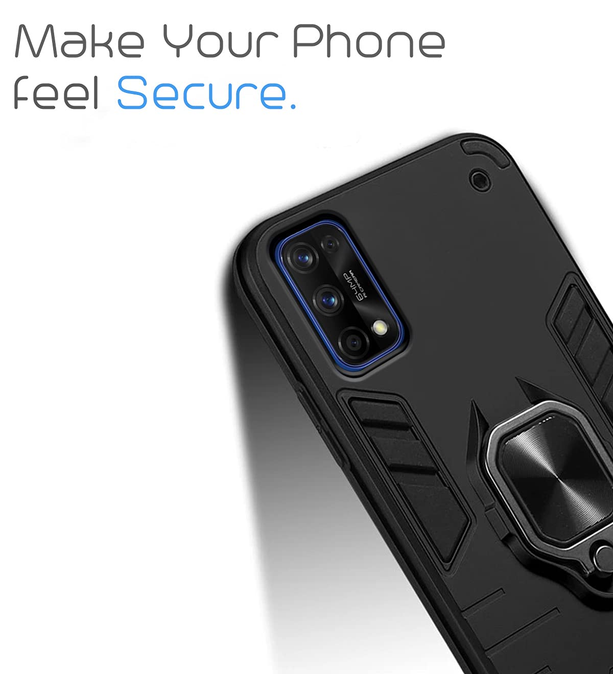 Pikkme Realme 7 Pro black phone cover – photo 6