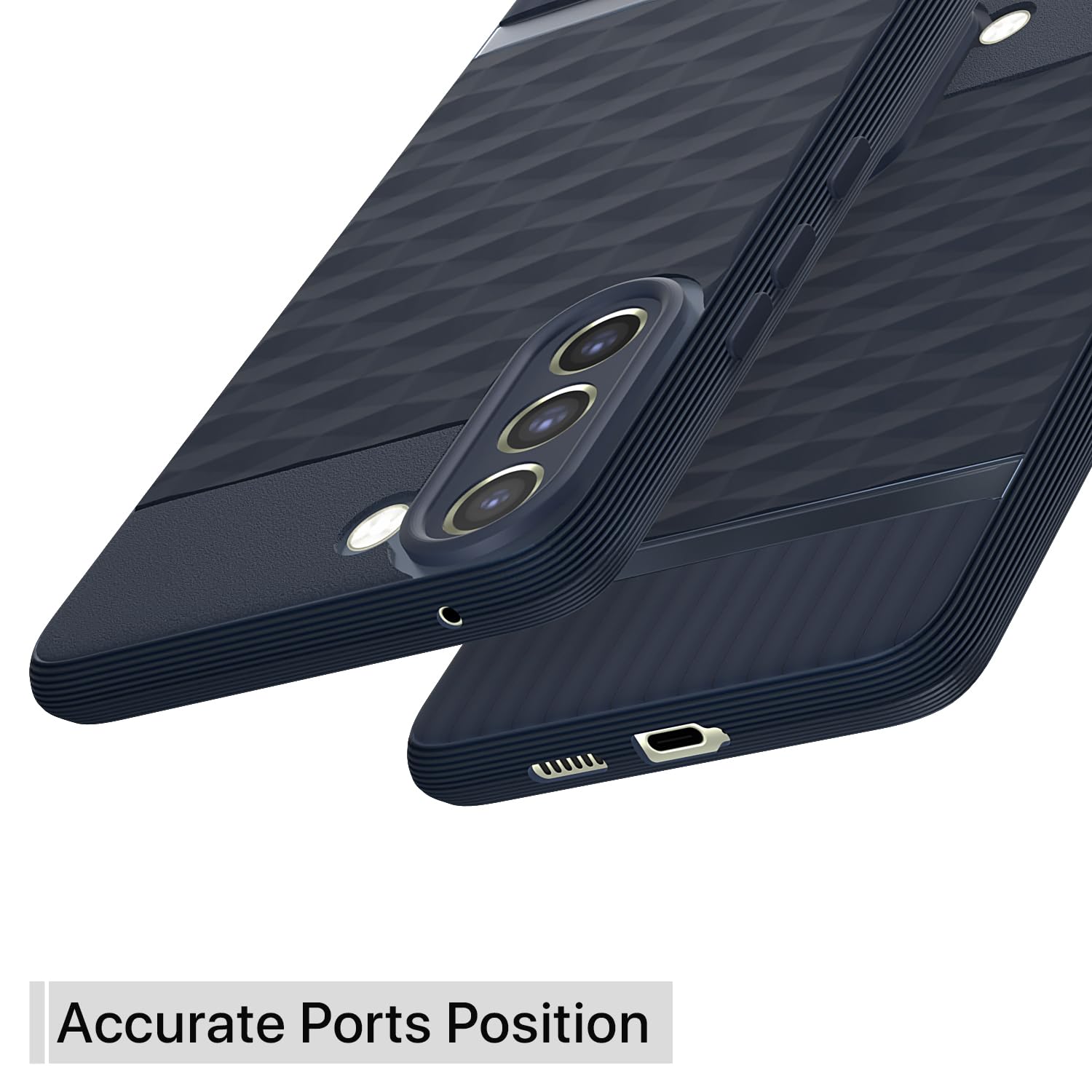 Pikkme Samsung Galaxy S21 FE 5G Gencase Back Cover (Blue)