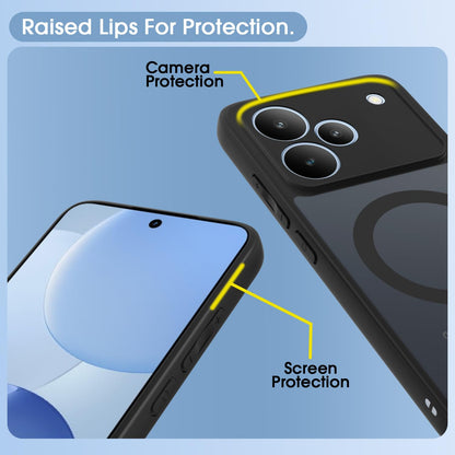 Pikkme Realme P4 5G black smoke mag-safe mobile back cover – photo 4
