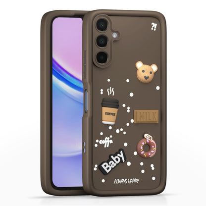 Pikkme brown mobile cover for Samsung A15 4G/A15 5G