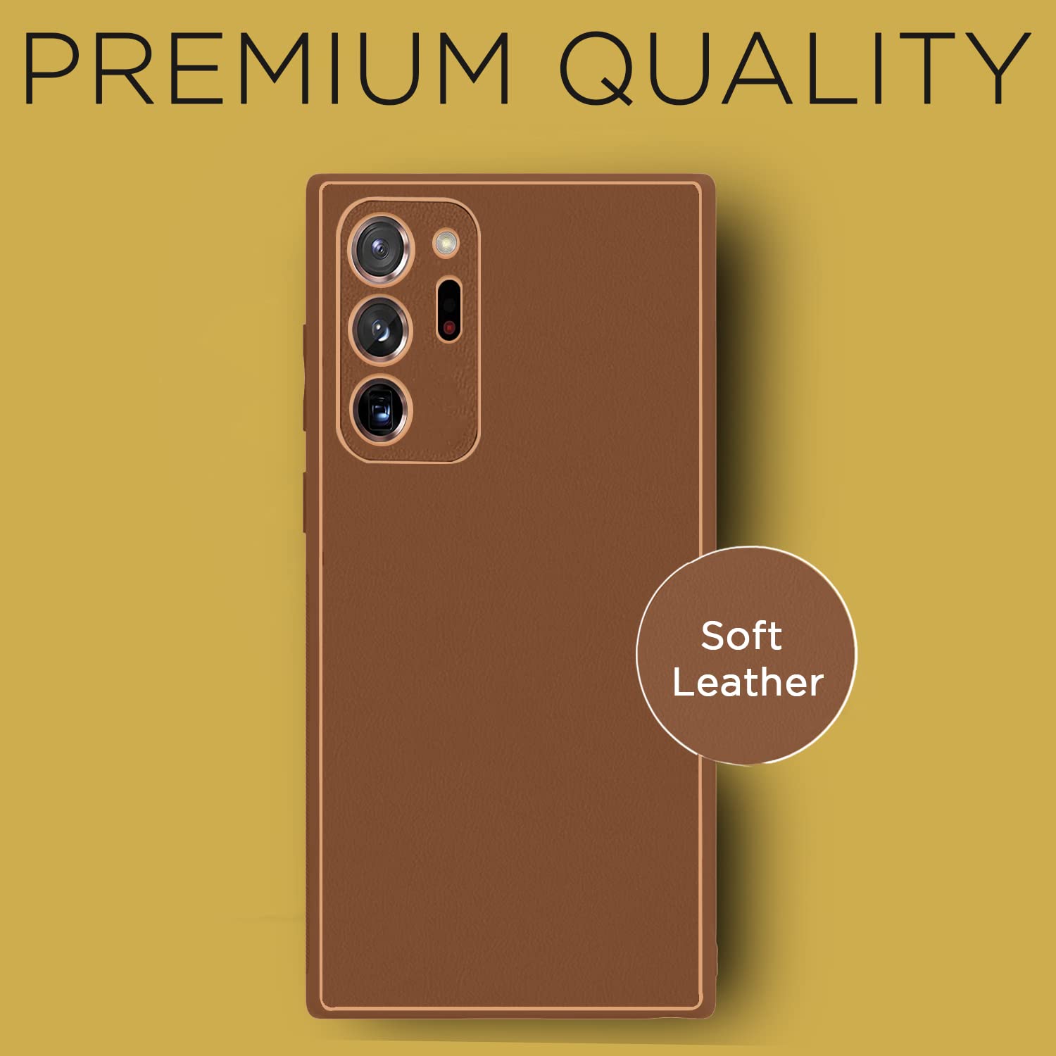 Pikkme Samsung Note 20 Ultra 5G Chrome brown back cover – photo 2